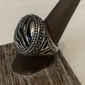Lia Sophia Zebra Ring